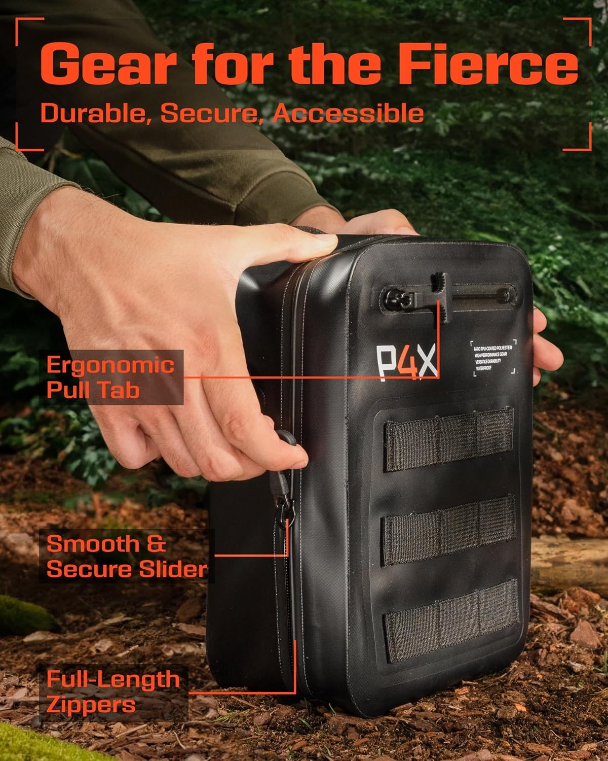 image:imageWaterproof Molle Pouch Attach to Backpacks amp Belts Ideal EDC Pouch Organizer for Medical Gear Flashlight Firestarter Phones and More Rugged Carrier for Outdoor Travel amp Adventure