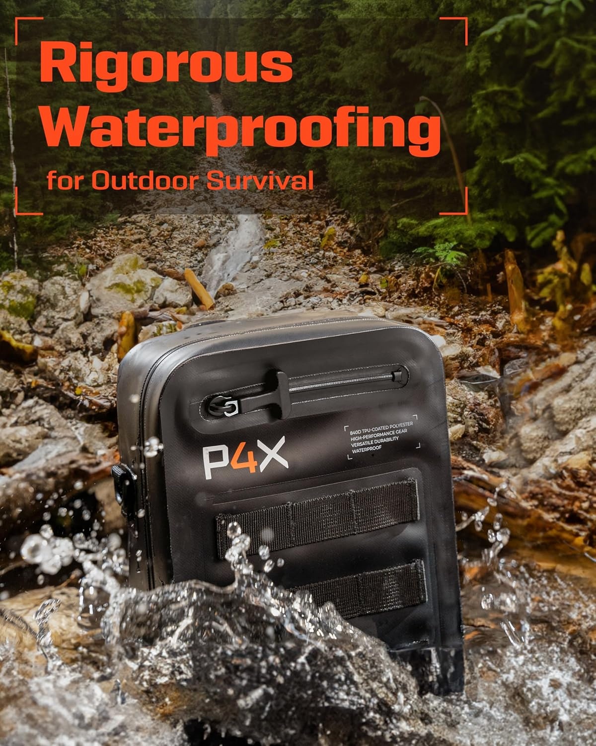 image:imageWaterproof Molle Pouch Attach to Backpacks amp Belts Ideal EDC Pouch Organizer for Medical Gear Flashlight Firestarter Phones and More Rugged Carrier for Outdoor Travel amp Adventure